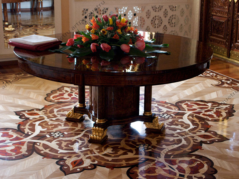 Parquet in Oriental style